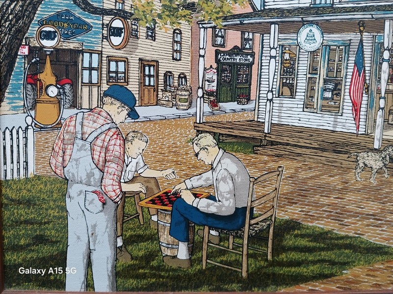 H. Hargrove "Lambertville Post Office" Serigragh Hand Color - Signed - #615/1200 gallery