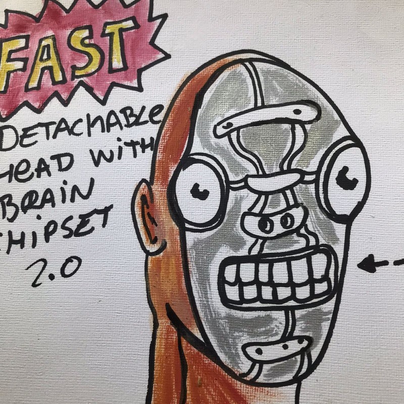ORIGINAL OUTSIDER ART - Fast Robot Parts - Archive GUGUE Brazil 2013 gallery