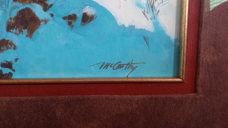 Frank McCarthy Original Tempera on Artists Board "The Old Mill" gallery