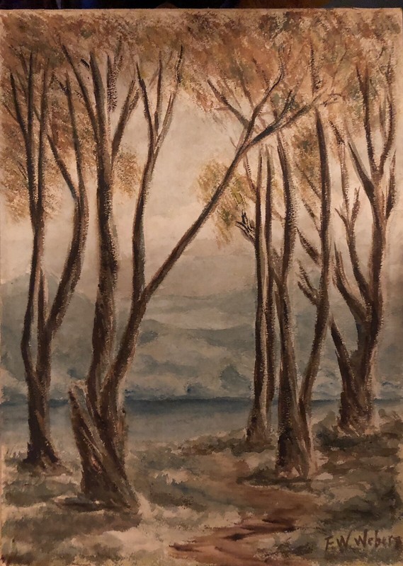 Frederick William Weber (1890- 1970). Circa 1920’s Landscape