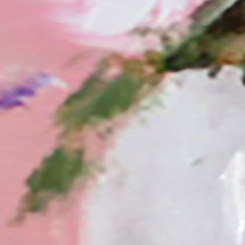 EXOTIC ABSTRACT Flower PINK PEONY Still Life Oil painting 8x12 gallery