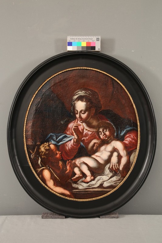 Mary with sleeping Christ Child and John Boy 25. May, 1719