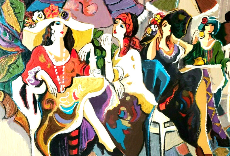 GORGEOUS ! 25″ x 15″ FRAMED MAIMON LITHOGRAPH – Numbered & Signed