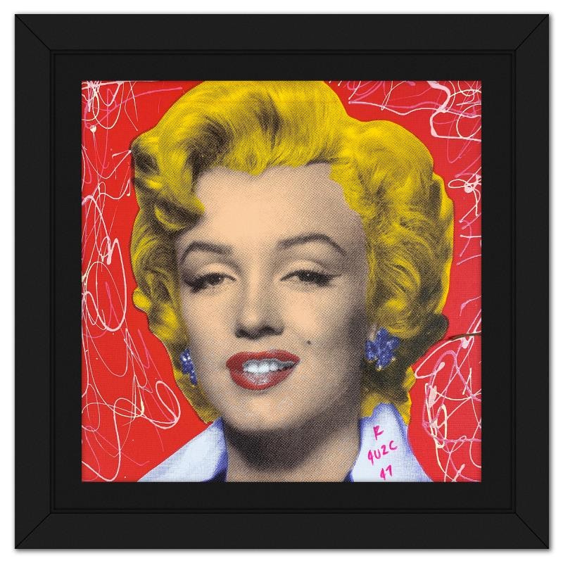 Ringo, «Marilyn Classic» Framed Mixed Media Canvas Hand Signed