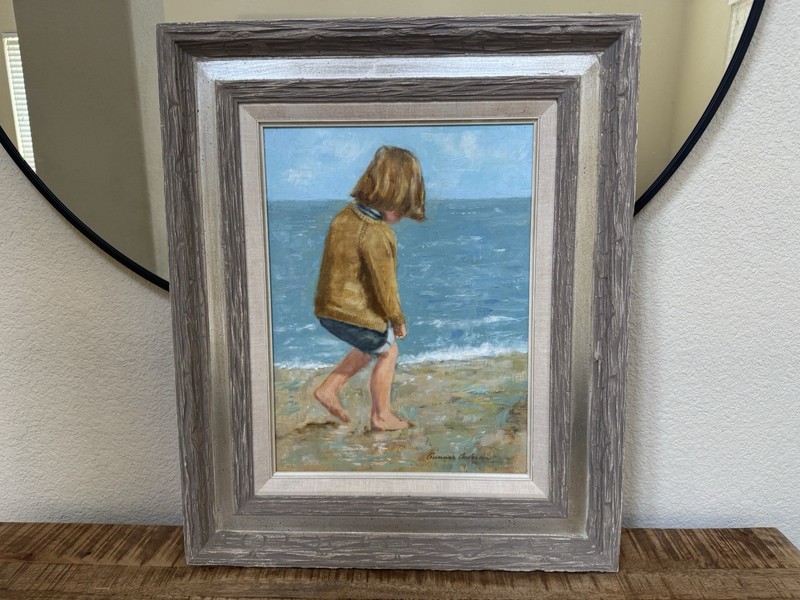 GUNNAR ANDERSON (1927-2022) Original Oil Painting SEA SHORE California Artist gallery