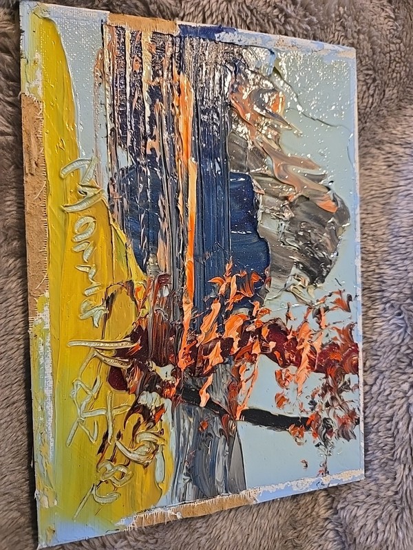 Morris Katz Original Painting 1982
