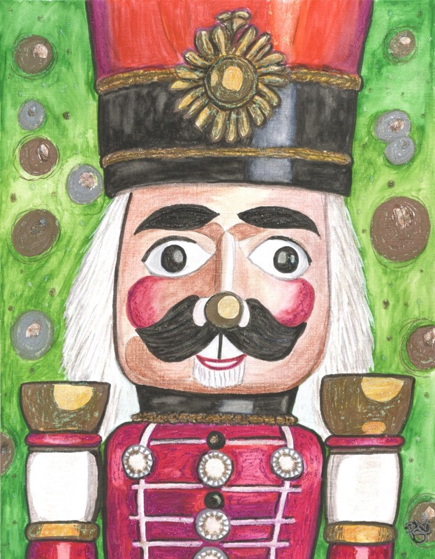 Original Mixed Media Nutcracker Tom