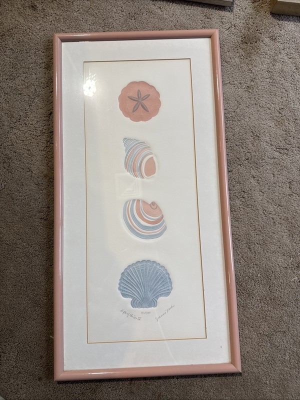 framed watercolor painting