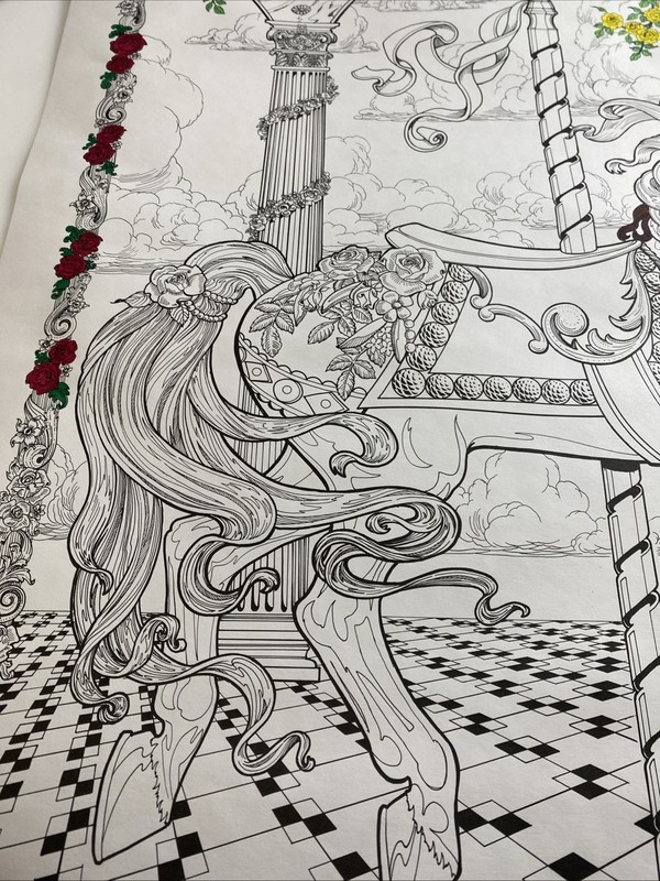 Carousel 🎠 Horse Doodle Art 🖼️ With Markers cylinders gallery