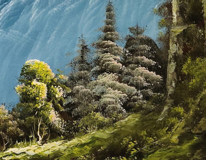 Landscape "signed by R. Boren" #5G-3, 36x48, Hand Painted Oil Painting on Canvas gallery