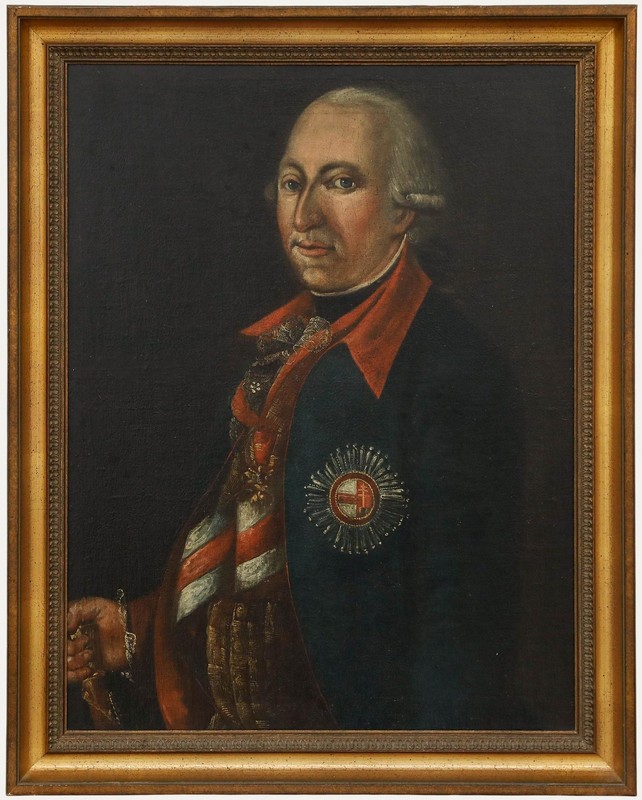 Fine 18th Century Oil – Portrait of an Austrian Dignitary