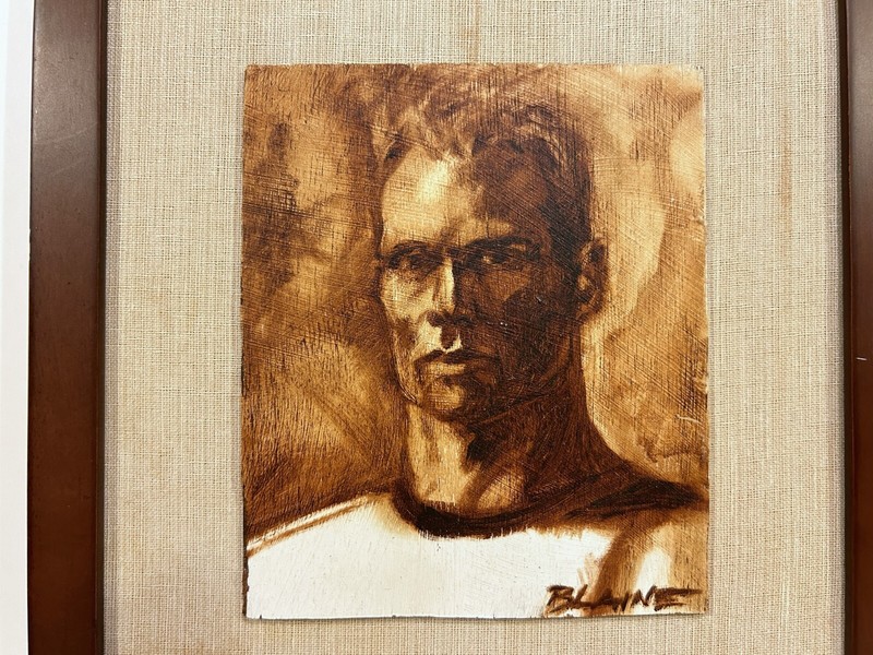 BLAINE ANDERSON 20-21st c. American CA PAINTING Portrait HANDSOME YOUNG MAN gallery