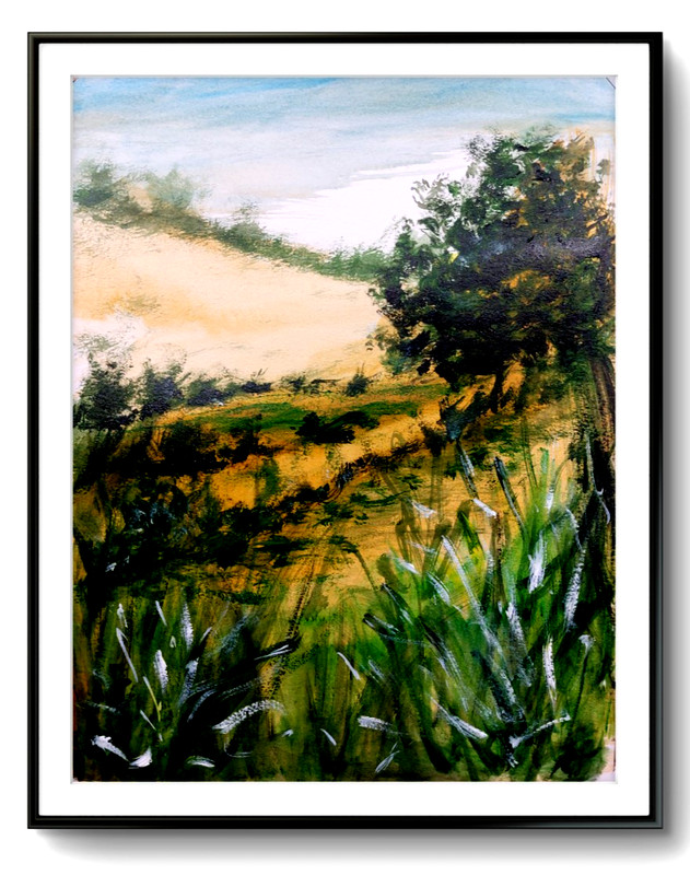 LOVELESS – impressionistic artwork 11 x 15 decor COA