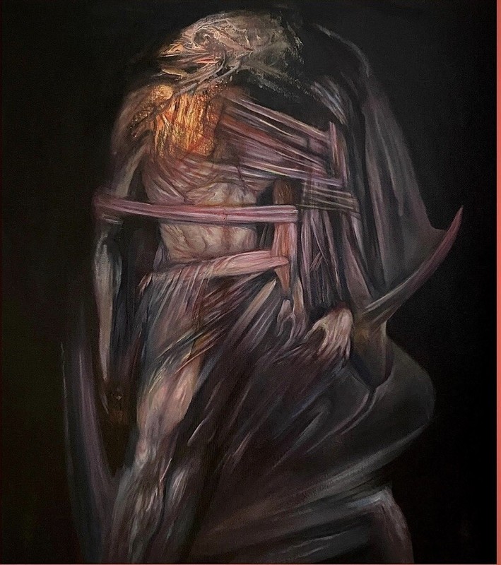 Pintura Mitológico Hombre Alado By ManuelAzzcuy (No Frame )18×24 Inches