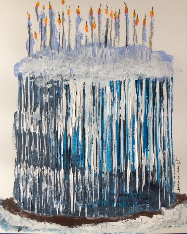 Blue Skies Cake