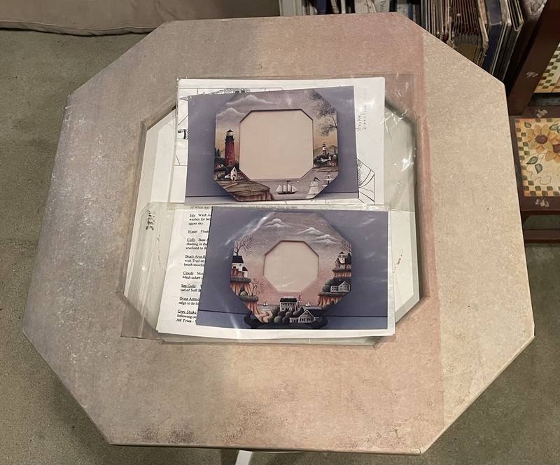Octagon Shaped Mirror Frame Used In Betty Caithness Mirror