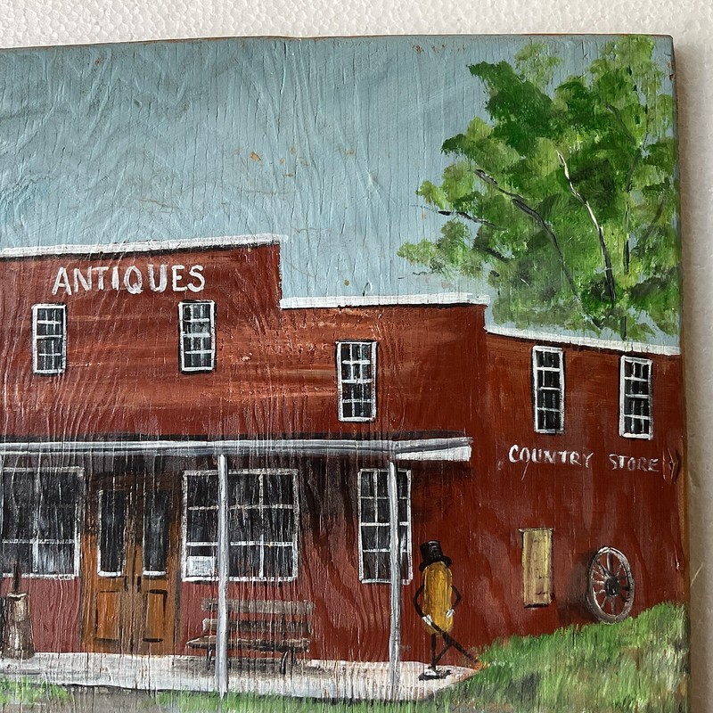 Original Painting - Antique Store/Counrty Store, Mr. Peanut, Coke Machine gallery