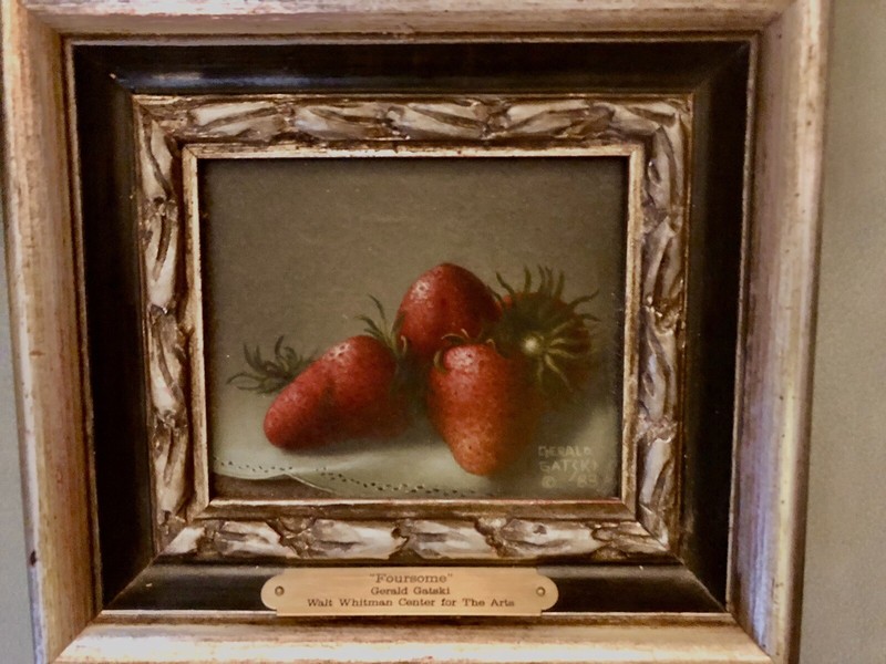 “Foursome”. LISTED AMERICAN ARTIST, FROM ONE MAN EXHIBIT WALT WHITMAN CENTER gallery