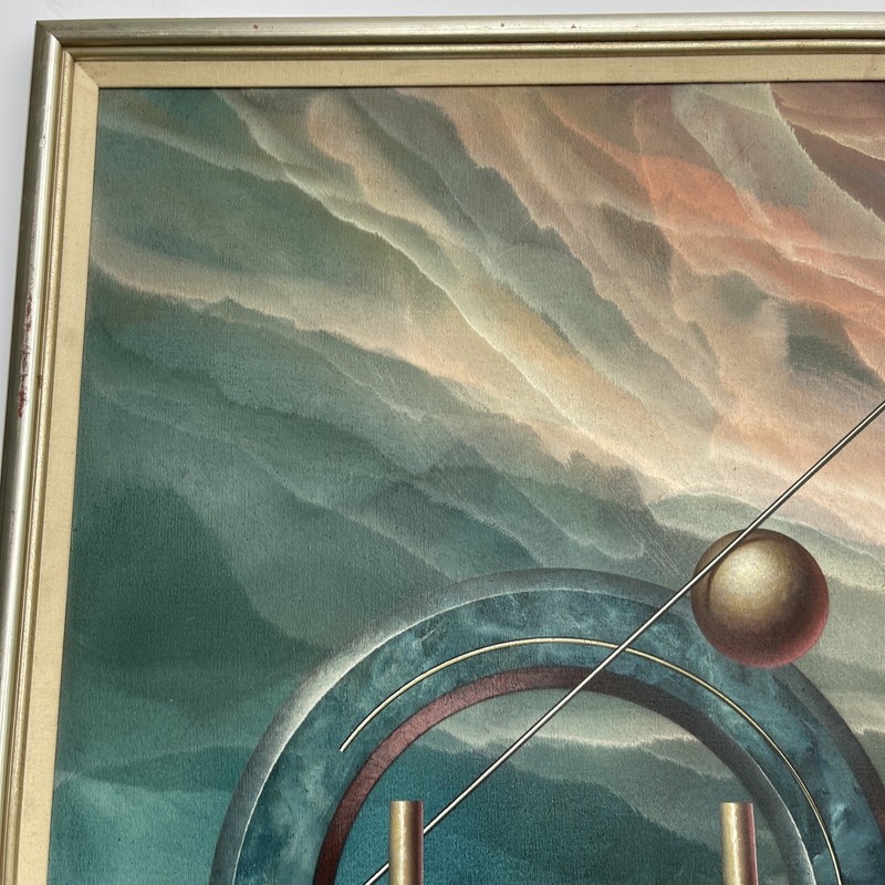 Large Surrealism Painting Metaphysical Abstract Modernism Abstract Mystery Art gallery