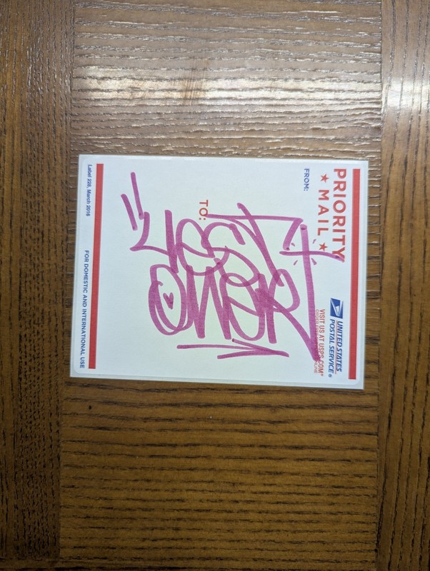 Graffiti Street Art Sticker Hand Made