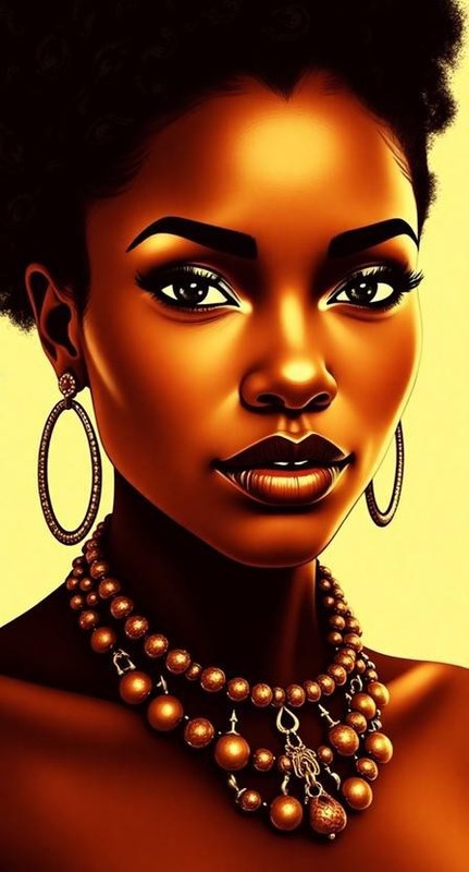 8×10 Art Photo Print Design Beautiful Woman