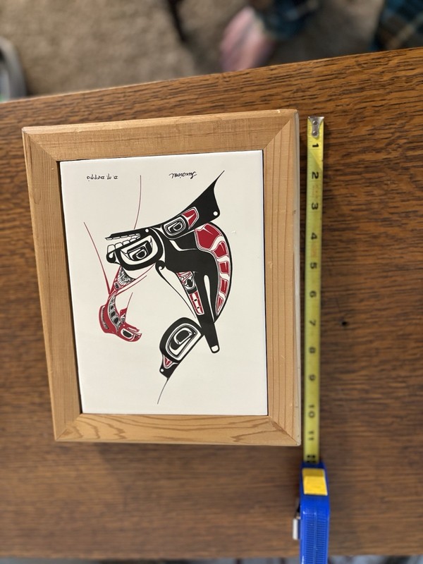 Danny Dennis Survival Artwork On Tile 6×8 Wooden Box 8×10