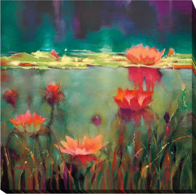 Nightfall by Donna Young Gallery-Wrapped Canvas Giclee Artwork (24 in x 24 in)