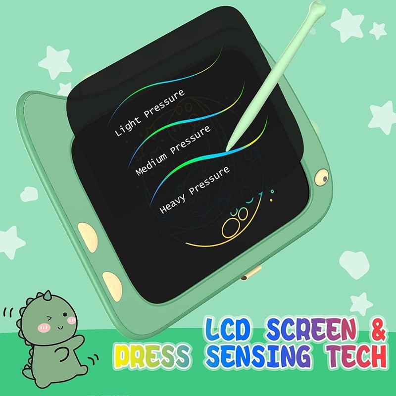 8.5" LCD Doodle Board - Green Dino Drawing Pad for Kids 2-6, Xmas/Bday Gift gallery