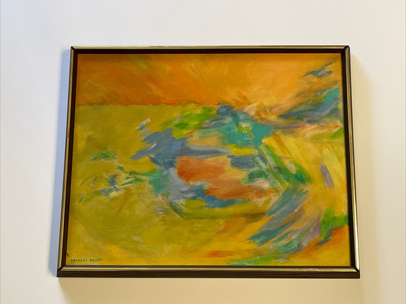 Abstract Painting Expressionism 1970’s Non Objective Modernism Frances Posen