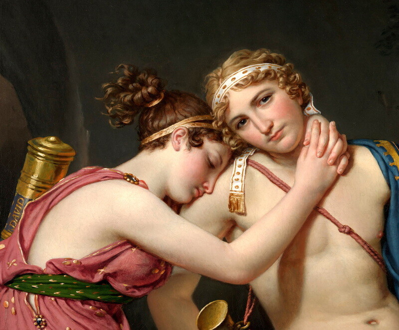 The Farewell of Telemachus and Eucharis Art Giclee Printed Oil Painting Print gallery