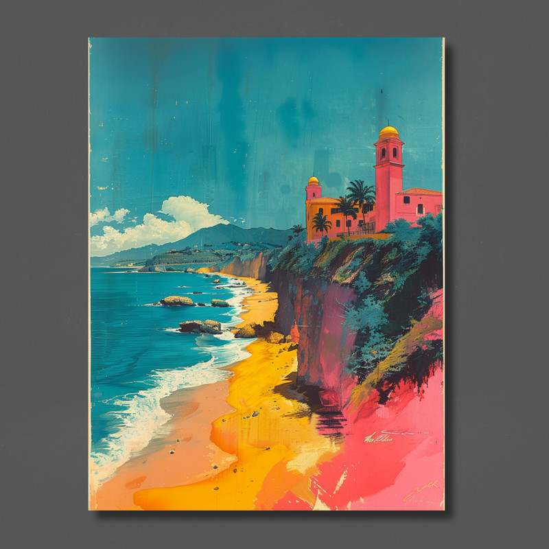 MacKenzie Reynolds Santa Barbara on Canvas Signed 30×40