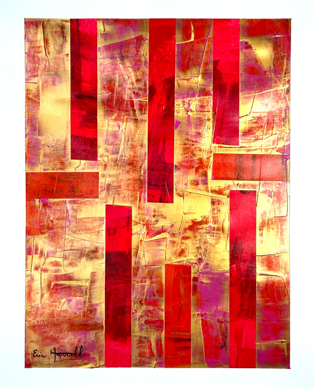 Original Abstract Art 14x11 Paper Bold Color Contemporary Expressionism Painting gallery