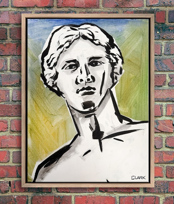 Original Venus de Milo (Study) – Acrylic Painting – 16×12″ Stretched Canvas