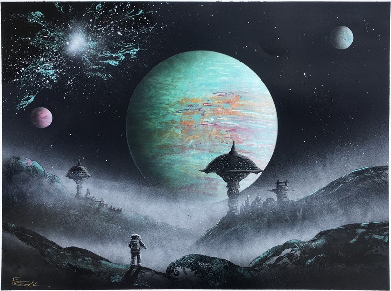 Markus Fussell Original Art – «The Discovery” – 14” X 20” posterboard FuSSArt