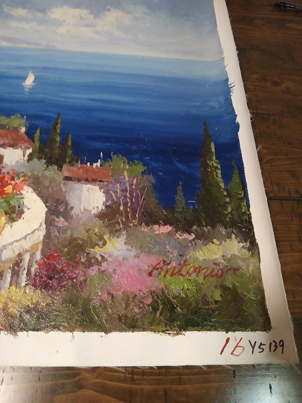 Antonio Di Viccaro Original Oil Painting DiViccaro 36" x 24" Y5139 gallery