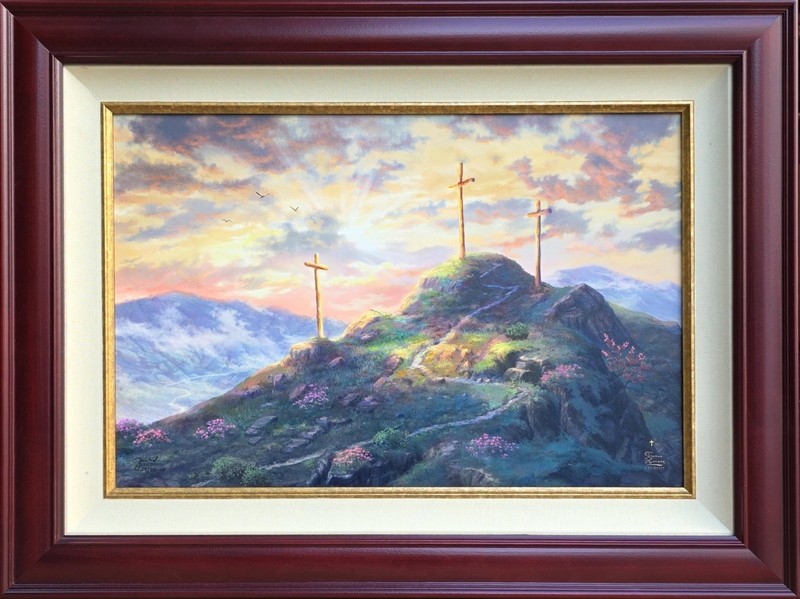 Thomas Kinkade Remember Me 18×27 G/P Oil on Canvas