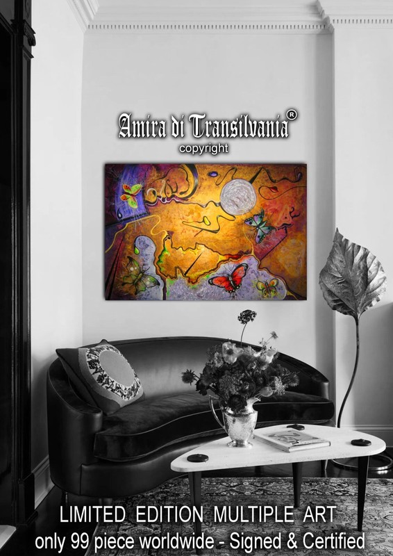 Butterfly Landscape Modern Art Contemporary Painting Figure Nature Famous Artist gallery