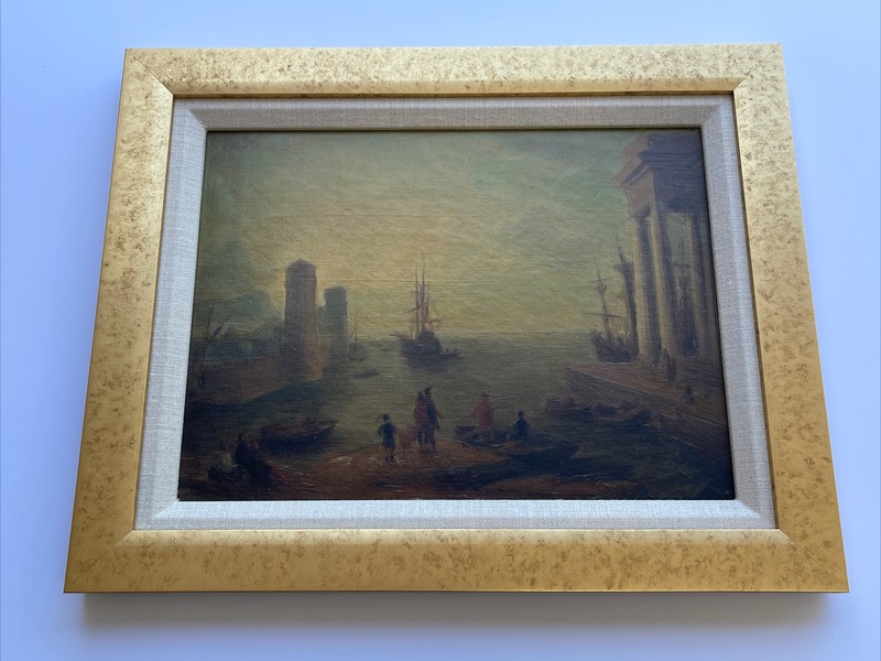 Edward Dufner Painting Impressionism Study Listed Famous Antique 1899 Louvre Oil