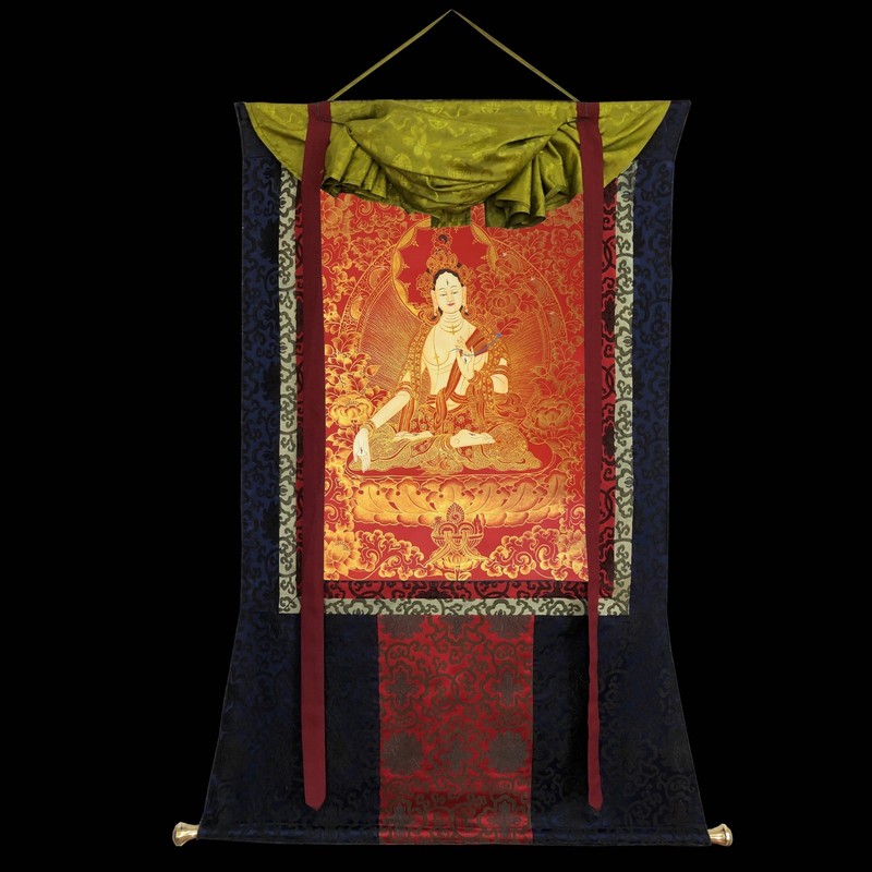 White Tara Thangka, Blessed White Tara, Bodhisattva of longivity