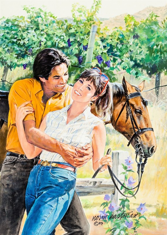 Harlequin Romance #3143 Summer’s Pride Novel Cover Original Art by Norm Eastman