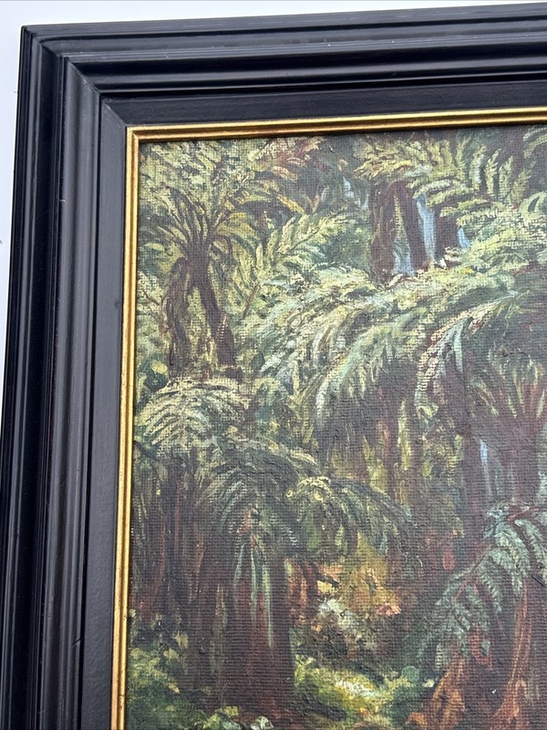 Antique Painting Landscape Impressionist EDITH CHEESMAN RARE WOMAN 1910'S 1920'S gallery