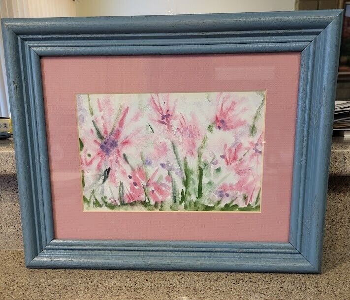 Ruth Fisher (Behlke) – Original Watercolor «Pinks» – 14-1/2″ x 11-1/2″