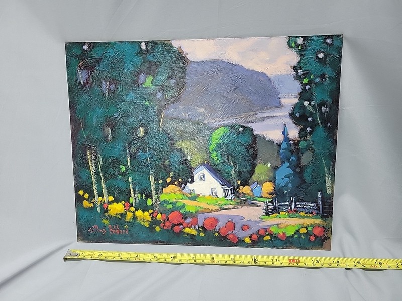 GILLES BÉDARD Quebec Canada Artist Art Original 11 X 14 Framed Providence