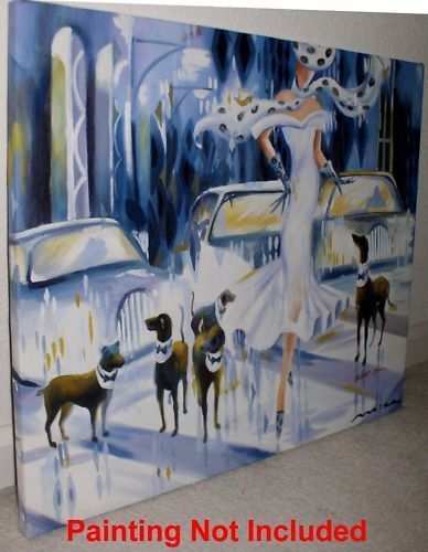 Professional Canvas Stretching Service for 12x48in 16x48in 18x36in Oil Paintings