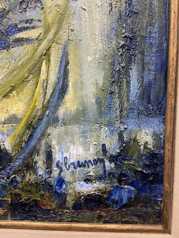 George Brunon (French, b.1925) Still Life Large oil on canvas signed LR, COA gallery