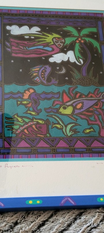 Sonia Robinson Night Flying - Key West - Original Pastel -(21×17) Framed. gallery