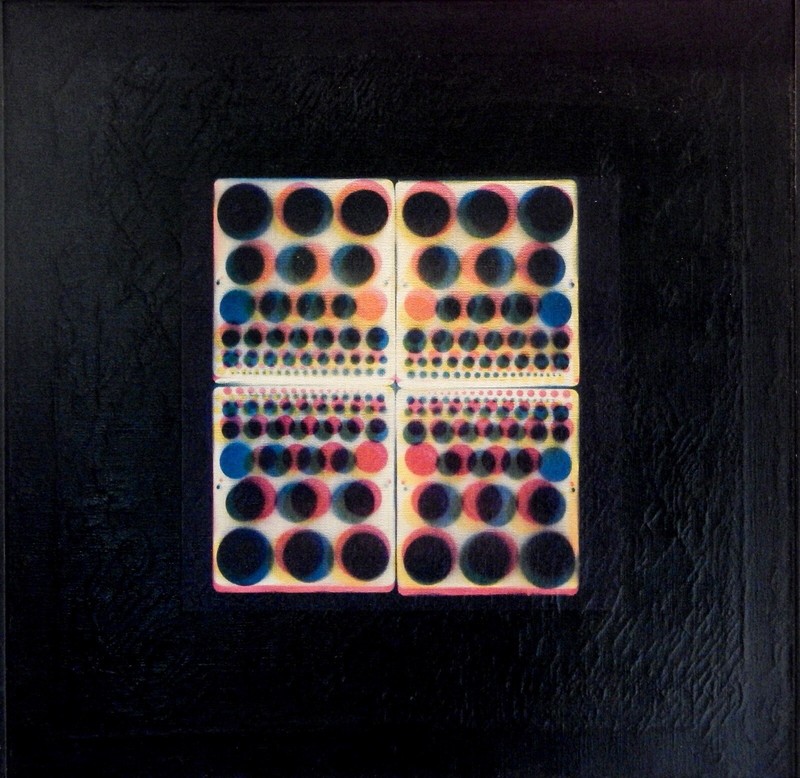 Rogelio Polesello. Oleo. 1966. 32 x 32 Inch