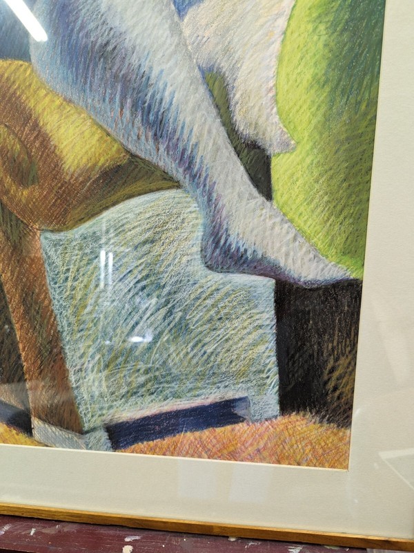 Iconic Jack Gerber Original Painting American Modernist Contemporary... gallery
