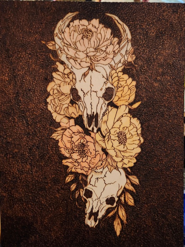 wood burning art pyrography