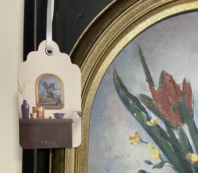Modern Vase of Flowers Marmont Hill Framed Wall Art Painting Brand New In Box gallery